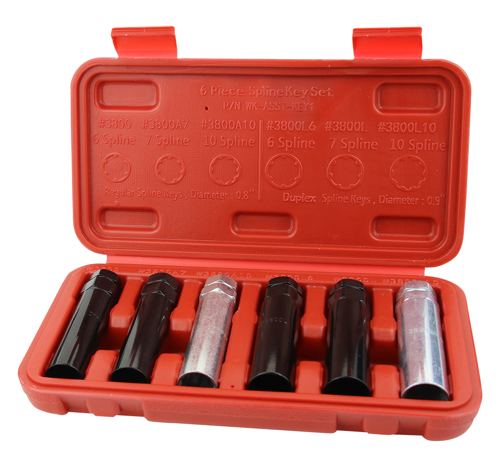 Spline Lug Nut Master Key Set - Storage